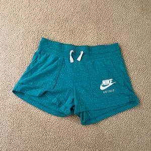 Nike Women’s Teal Sweat Shorts